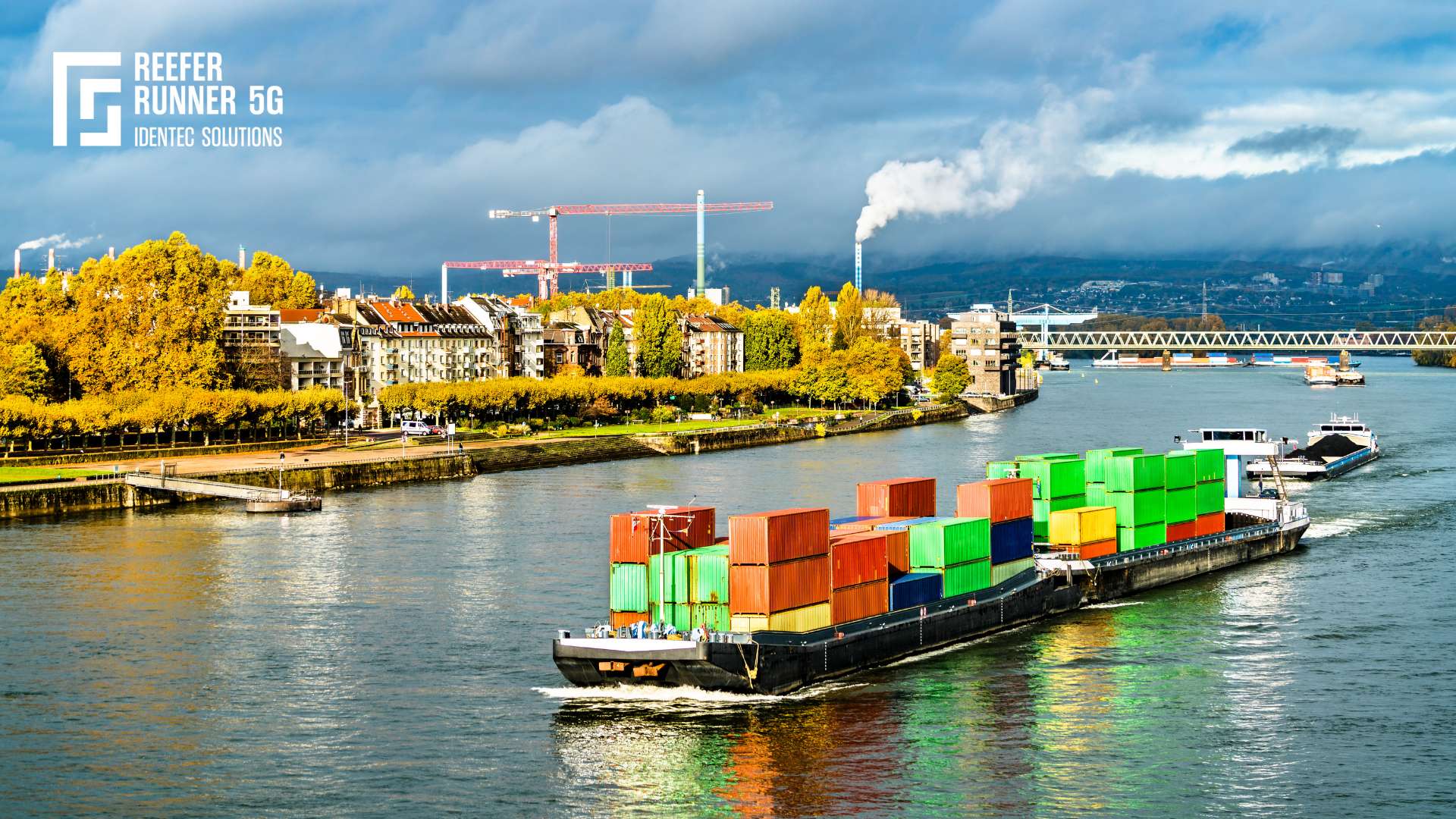 River Barges, the Rhine and Remote Reefer Monitoring